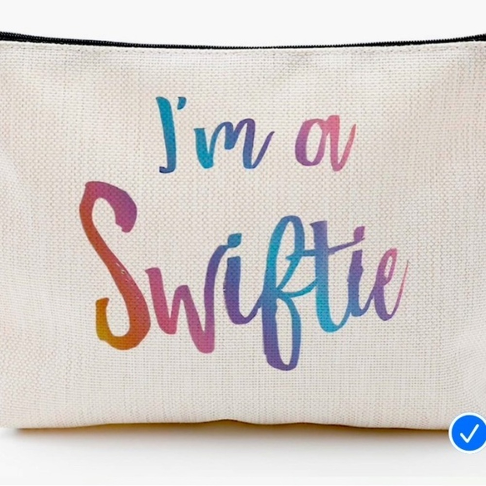 Taylor Swift text on both sides! Cosmetic bag.​​​
